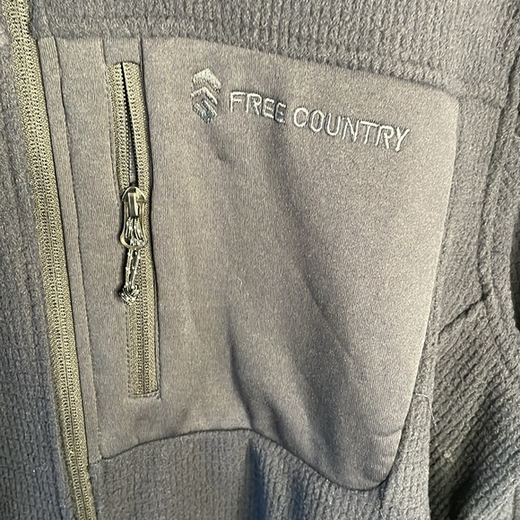 Free country navy blue jacket size xl super soft - Picture 3 of 6